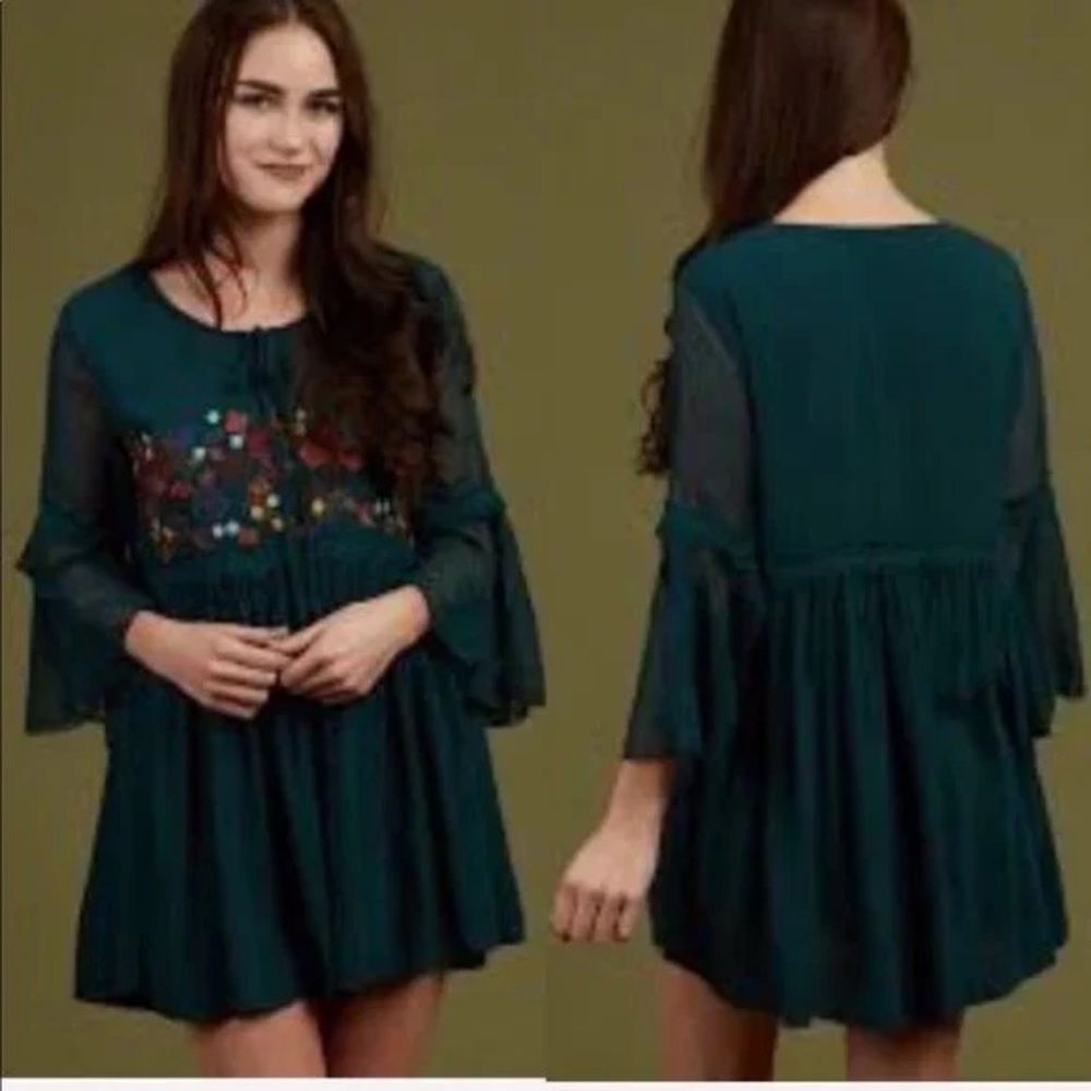 altar'd state mini embroidered dress, M